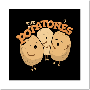 The Potatones - Veggie Pun Singing Trio Posters and Art